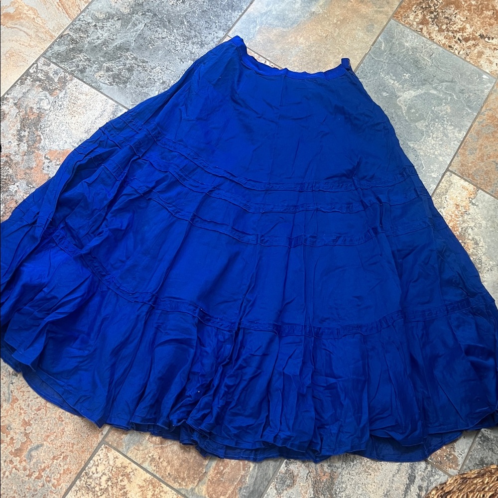 Ralph Lauren Royal Blue midi skirt